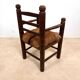 Fauteuil brutaliste dans le goût de Charles Dudouyt
