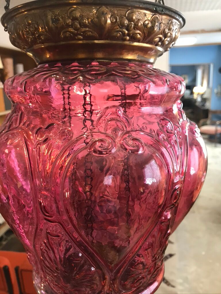 Blown glass suspension XIX