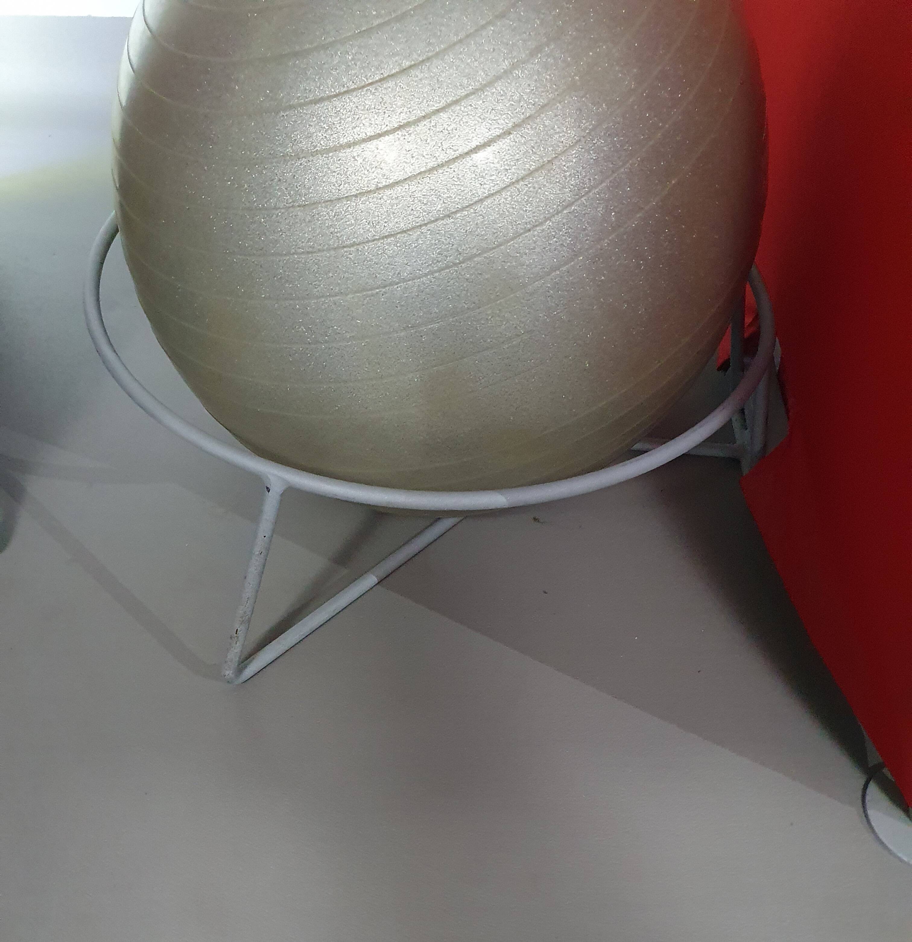 Italian modern bordeaux red ball chair San Siro designed by Fabrizio Ballardini, 1995