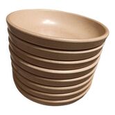 Hollow stoneware plates