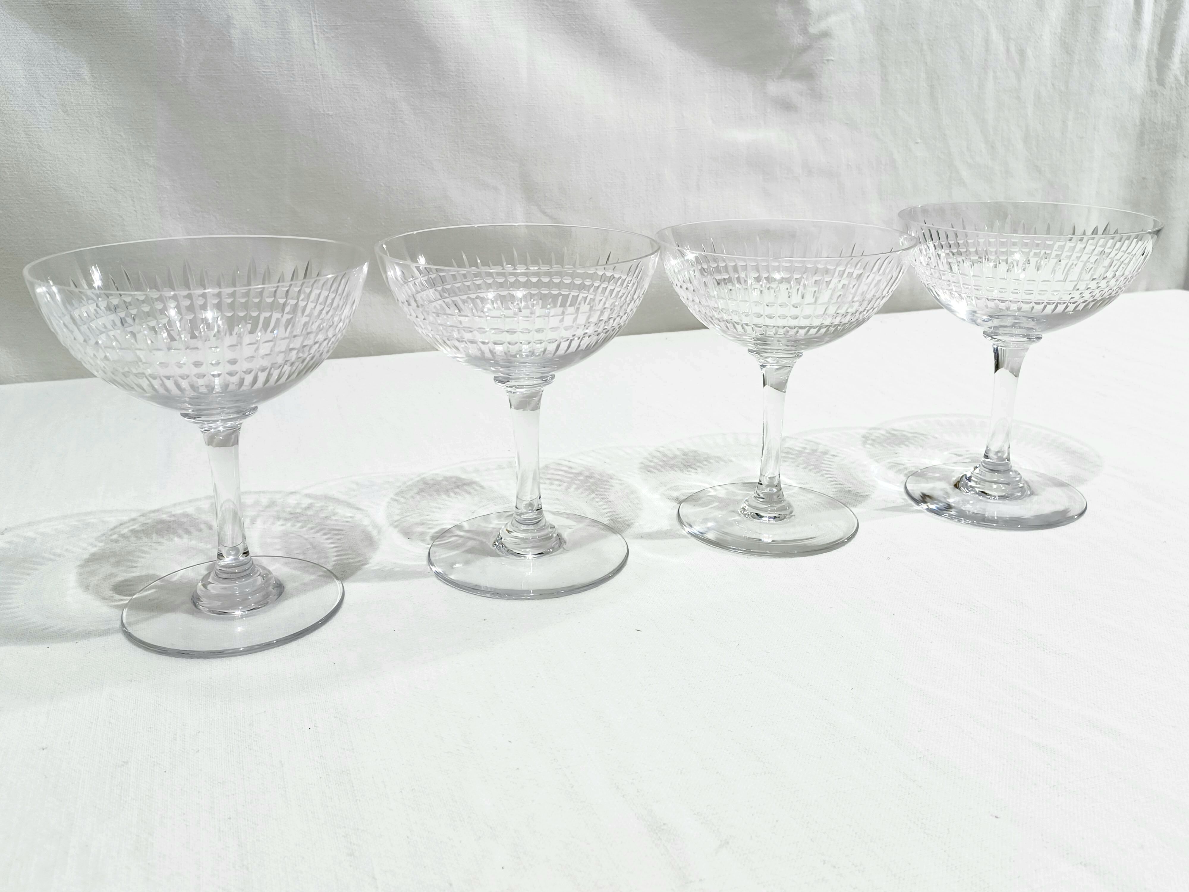 Baccarat – Champagne glasses Nancy