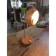 Vintage orange metal lamp