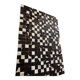 Tapis patchwork en véritable peau de vache 170 × 240 cm