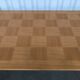 Table à manger en chêne 1950 avec allonges 210cm