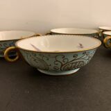 4 cups in fine Haviland porcelain