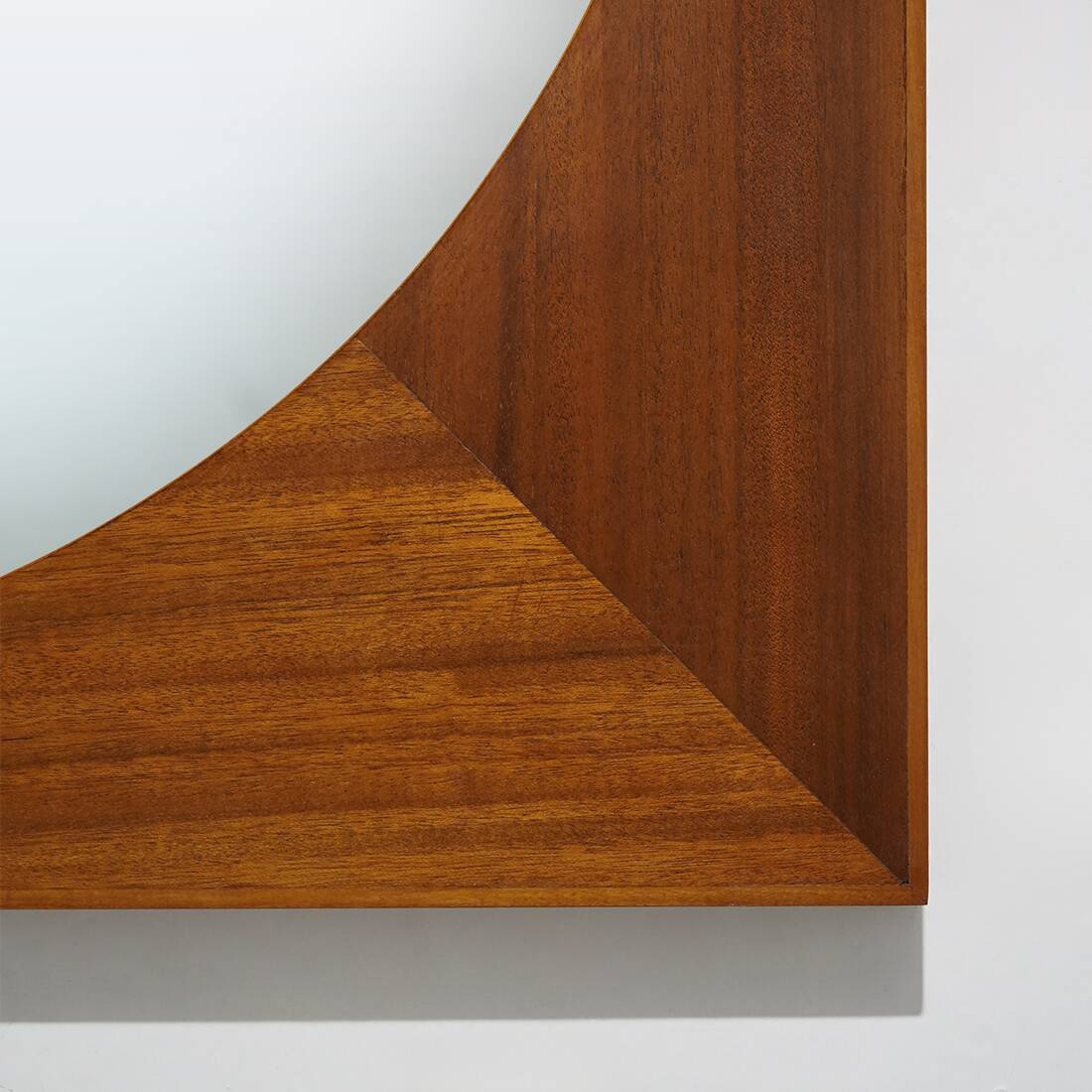 Teak wall mirror, 1960s