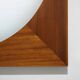 Teak wall mirror, 1960s