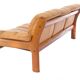 Norwegian modern ekornes teak & leather 3 seater sofa, model montana, 1970’s