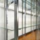Glass & chrome showcase, 1980