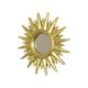 Petit miroir solaire doré Sunburst en plastique 30 cm
