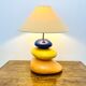 Galet François Châtain Lamp – Blue, Yellow and Orange Design – 60 cm