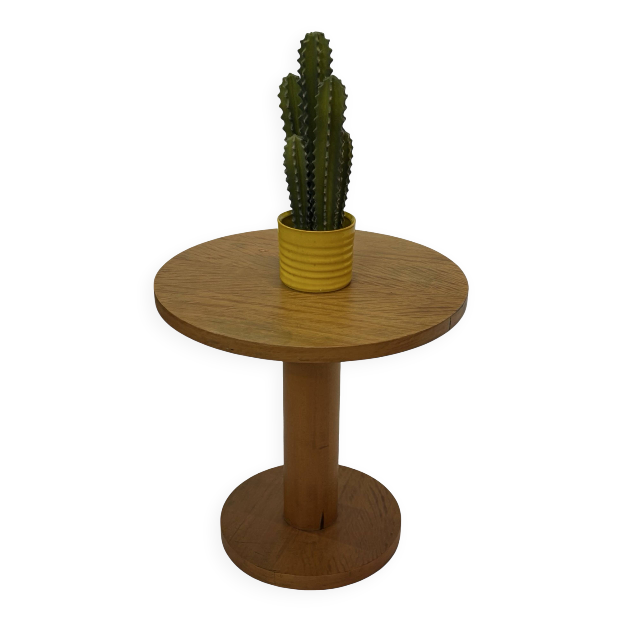 Art Deco Side Table Plant Table Oak 40's Design