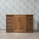 Renovated oak notary's office furniture.