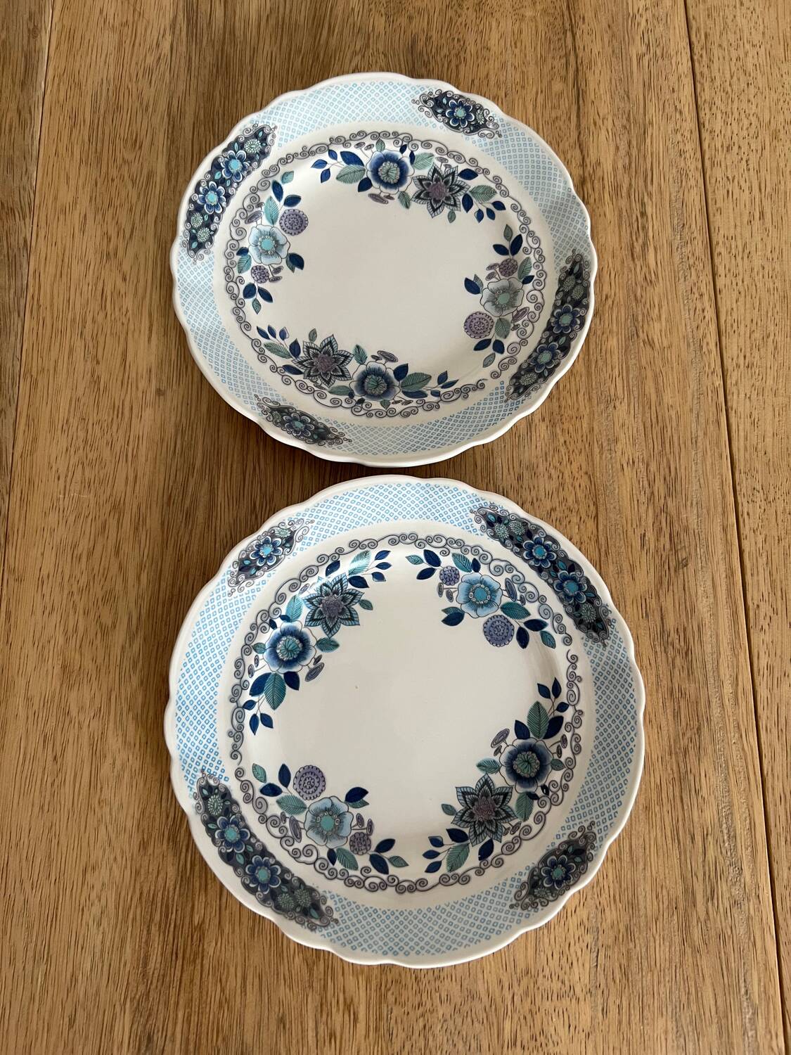 10 dessert plates 1960 Manufacture Pontesa