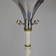 Lampadaire Art Déco en bois peint blanc et doré, 1925