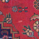 Traditional vintage red runner rug handwoven long oriental wool carpet runner -85x240cm