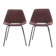 Paire de chaises "tonneau" 1965 Pierre Guariche