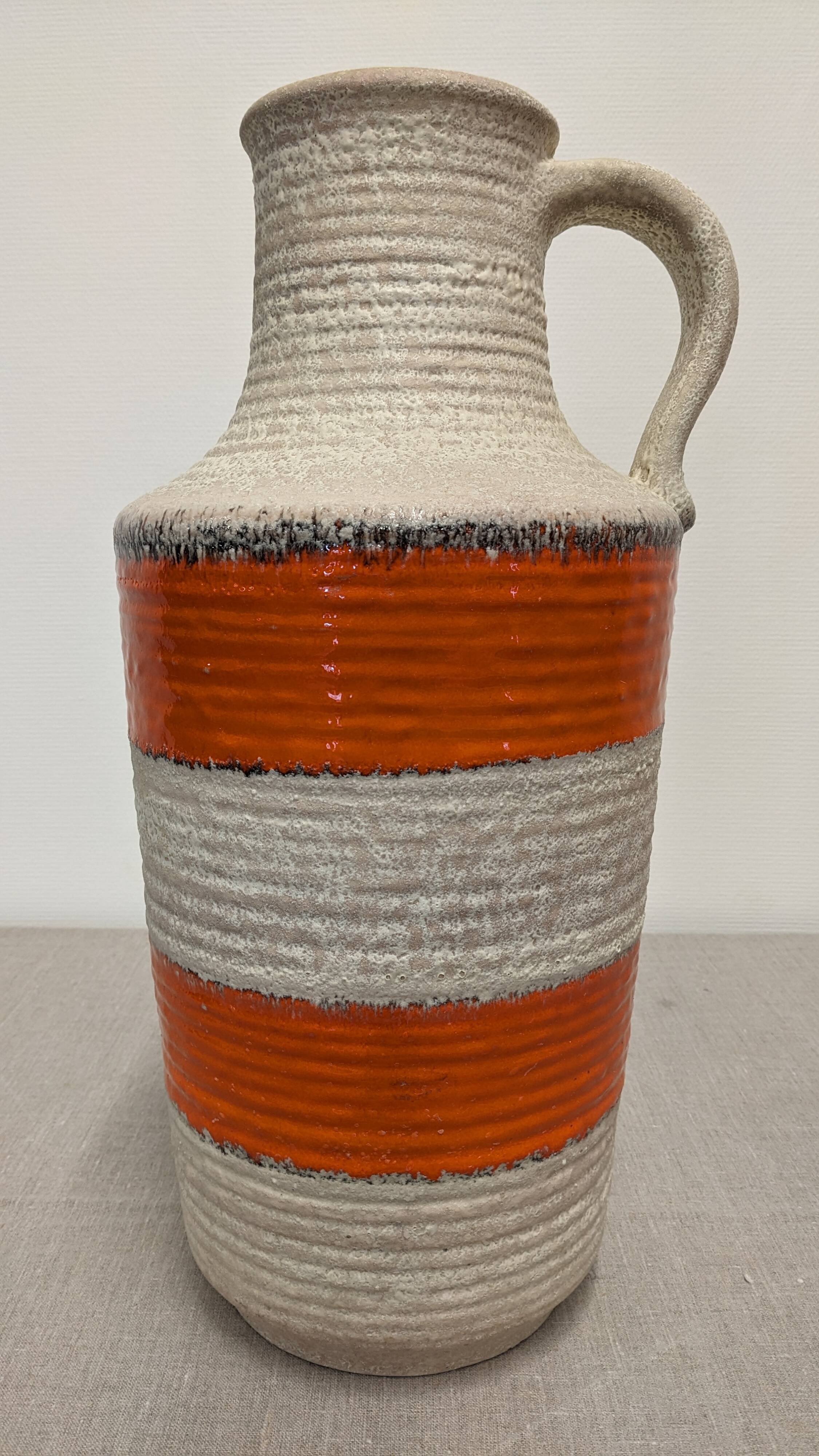 XL ceramic vase by Carstens, West Germany circa 1960