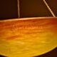 French pate verre hanging light from the 1910s 1920s