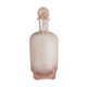 Vintage pink glass carafe from the 1940s.