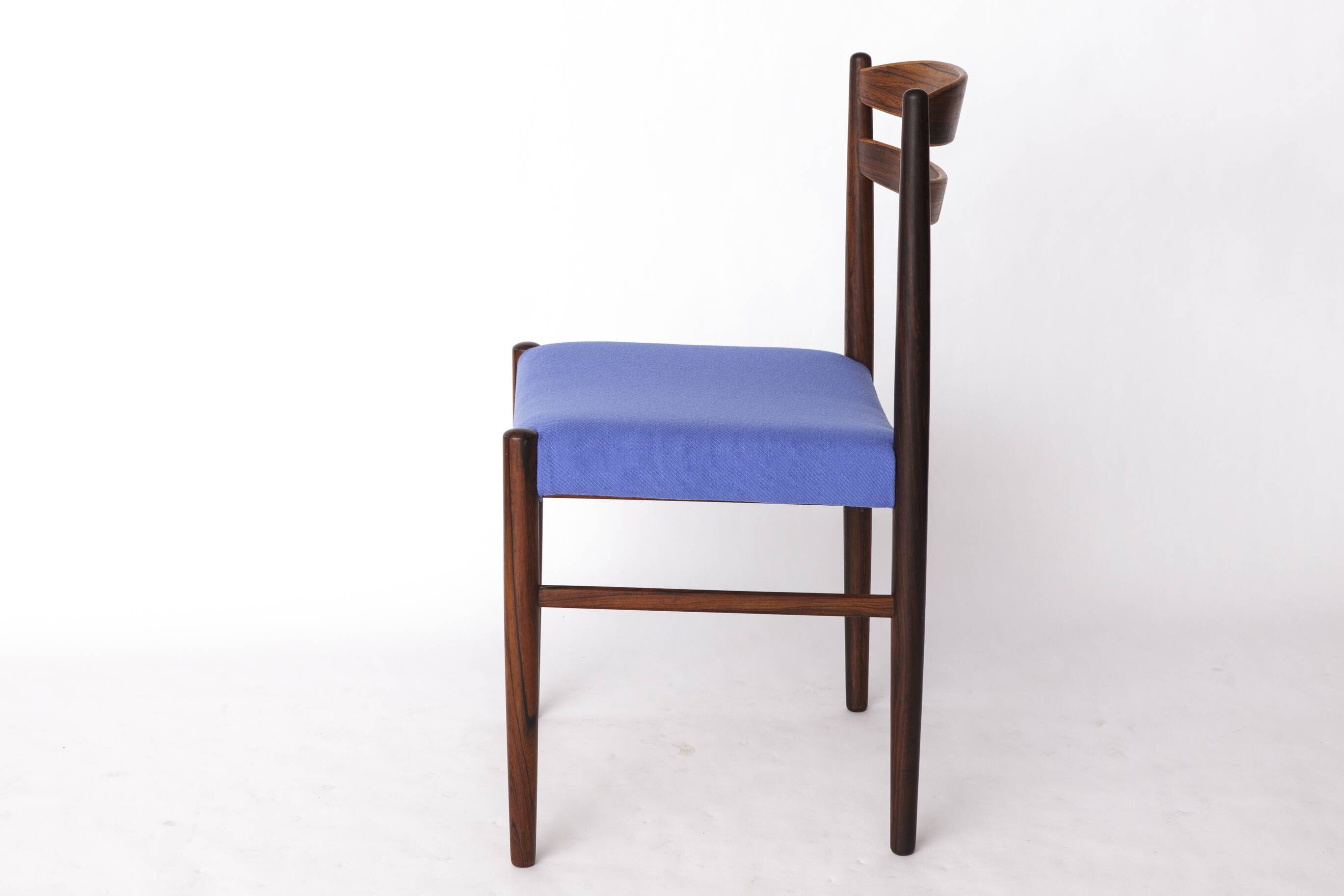 1 of 4 Swedish Rosewood Dining Chair by Carl Ekström for Albin Johansson