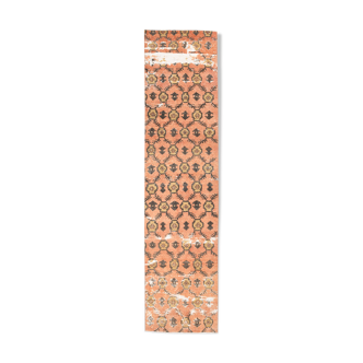 Geometric pattern turkish runner rug 350x85cm