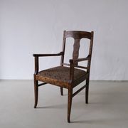 Biedermeier satin birch armchairs | Sweden | set of 2