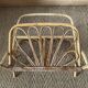 Bamboo magazine rack.