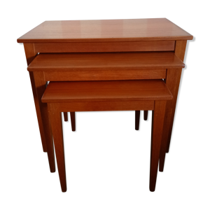 tables gigognes en teck
