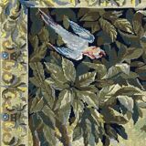 Wall tapestry with landscape and bird decoration, 20th century