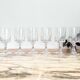 6 Cristal D'Arques Louvre model red wine glasses