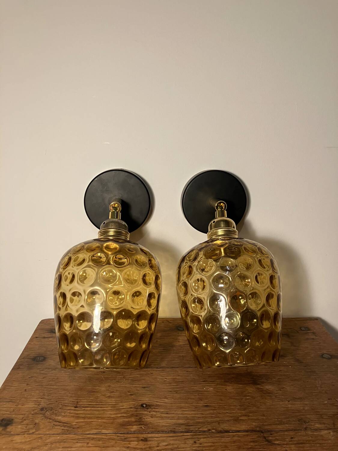 Pair of wall lights
