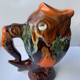Pichet poisson Vallauris 1970