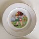 Lunéville children's "talking" dessert plates
