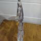 4 crystal lily candle holders from Vannes le Châtel.