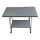 Side table - TV stand - vintage 70s - checkered
