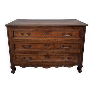 Commode style Louis XV - noyer