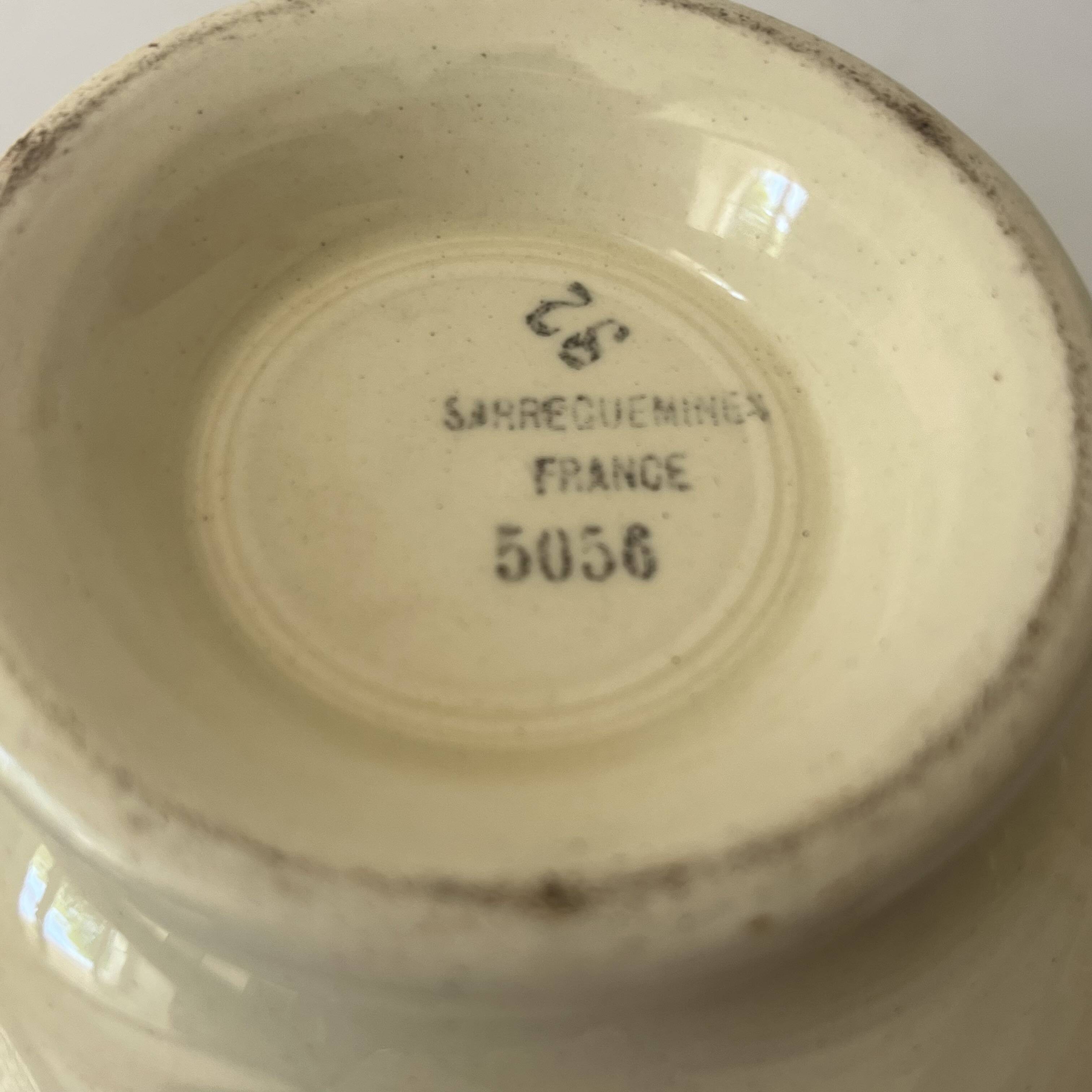 Old Sarreguemines Bowl - 5056