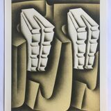 Set of 4 original lithographs by Jacques Poli, 1978. The Fire x 4.