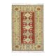 1970s Vintage Turkish Oushak Handmade  Red Yellow Area Rug 152x223