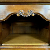 Louis XV style library in solid cherry