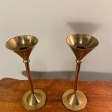 Pair of golden candlesticks