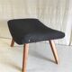 Ottoman modernist in solid wood - 1950s/60s