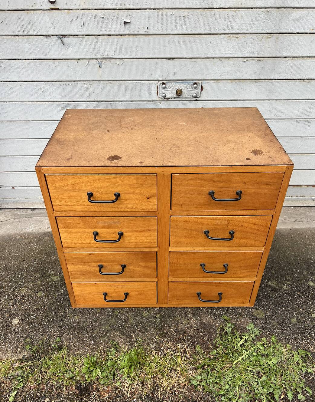An Old Vintage Workshop Piece with Drawers