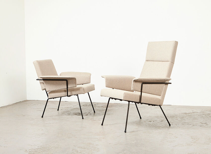 Pair of Lounge Chairs by Rudolf Wolf for Elsrijk 1950s