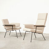 Pair of Lounge Chairs by Rudolf Wolf for Elsrijk 1950s