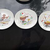 Fondue plates