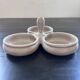 Beige stoneware servant
