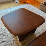 Oak wood coffee table