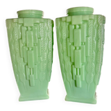 Pair of art deco vases